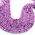 1  Strand Natural Lavender Opal  Smooth Rondelle -Gem Stone Beads Plain Rondelles  Beads,5mm- 6mm-13 Inches BR02963