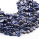 1  Strand Lapis Lazuli Smooth  Heart Briolettes - Heart shape Beads - 19mmx20mm 8mmx9mm -9 Inches BR01185 - Tucson Beads