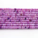 1  Strand Natural Lavender Opal  Smooth Rondelle -Gem Stone Beads Plain Rondelles  Beads, 6mm-13 Inches BR02963 - Tucson Beads