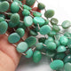 1 Strand Bio Chrysoprase Faceted Briolettes - Oval Shape Beads 14mmx10mm-15mmx10mm 9 Inches BR192 - Tucson Beads