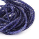 1  Long Strand Tanzanite Faceted  Rondelles -Round Shape  4mm-5mm 16 Inches BR4303 - Tucson Beads