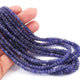 1  Long Strand Tanzanite Faceted  Rondelles -Round Shape  4mm-5mm 16 Inches BR4303 - Tucson Beads