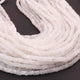 1 Strand White Rainbow Moonstone faceted Heishi Beads-White Moonstone Wheel Rondelles 5mm  14 Inches BR388 - Tucson Beads