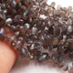 1 Long Labradorite  Stone Faceted Briolettes -Pear Shape Briolettes  7mmx5mm-13mmx7mm 10 Inches BR167 - Tucson Beads