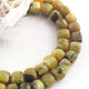 1 Strand Green Agate Faceted Briolettes -Cube Briolettes  8mmx6mm 8 Inches BR1010 - Tucson Beads