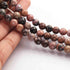 1 Long Strand Rhodocrosite Faceted Round Balls beads - Gemstone ball Beads 8mm 8 Inches BR161