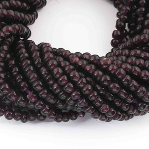 1 Strand Amethyst Faceted Rondelle- Rondelle Beads 4mm-5mm 22 Inches BR1460 - Tucson Beads