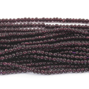 1 Strand Amethyst Faceted Rondelle- Rondelle Beads 4mm-5mm 22 Inches BR1460 - Tucson Beads