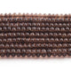 1  Strand Smoky Quartz  Faceted Roundels - Round Shape  Roundels  8mm-9mm - 9  Inches BR02589 - Tucson Beads