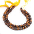 1 Strand Brown Tiger Eye Cube Briolettes - Box Shape Beads 8mm-8mm- 8 Inches BR3030
