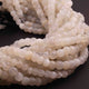 1 Long Strand White  Moonstone  Faceted  Rondelles- Rondelles Beads - 6mm-7mm- 14  Inches BR01036 - Tucson Beads