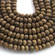1  Strand Cats Eye Smooth Roundelles - Plain Semiprecious Rondelles  - 8mm -9 Inches BR02714 - Tucson Beads