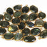 5 Pcs Beautiful Labradorite Blue Flesh  24k Gold Plated Faceted Assorted Shape Single Bail Pendant- 19mmx15mm-21mmx13mm PC633