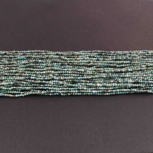 5 Strand Shaded Turquoise  balls - Semi Precious Stone  balls beads -2mm -13 Inch RB471 - Tucson Beads