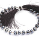 1 Strand Labradorite Silver Coated Faceted Roundelles -  Labradorite Rondelles Beads 8mm 7 Inches BR3918 - Tucson Beads