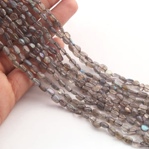1  Strand Labradorite Faceted Oval shape  Briolettes  - Faceted Briolettes 5mm-12mm 13 Inches  BR1042 - Tucson Beads
