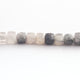 1 Strand Black Rutile Faceted Briolettes -Cube  Shape  Briolettes  6mm-9mm-8 Inches BR1041 - Tucson Beads
