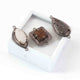 1 Pc Pave Diamond Mystic Gray, White & Brown Druzzy 925 Sterling Silver Connector- Druzzy Connector PDC958 - Tucson Beads