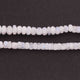 1  Strand White Rainbow Moonstone faceted Rondelles - Rondelle Beads 5mm-8mm 8 Inches BR2604 - Tucson Beads
