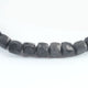 1 Strands  Gray Moonstone Faceted Cube Briolettes - Box Shape  6mm-7mm 8 Inches BR1073 - Tucson Beads