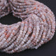 5 Strands Multi Moonstone Silver Coated Faceted Rondelle Beads, Round Beads 4mm- 13 Inches Rb461 - Tucson Beads