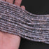 AAA Grey Moonstone Silver Coated  Micro Faceted ,5mm Beads RB460