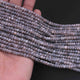 5 Long Strands Grey Moonstone Silver Coated Rondelle Beads, Micro Faceted Beads,5mm 13 Inch RB460 - Tucson Beads