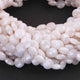 1 Strand White Silverite Stone Faceted Coin Briolettes, Gemstone Briolettes 8mm-9mm 15 inch BR3497 - Tucson Beads