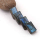 8 Pcs Amazing Labradorite Smooth Cabochon Spectrolite - Rectangle Shape Multi Fire Loose Gemstone -20mmx15mm LGS047 - Tucson Beads
