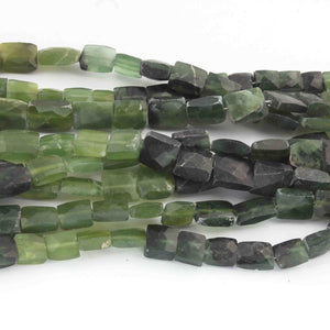 1 Strand Serpentine Faceted Rectangle Briolettes - Chicklet Briolettes 6mmx6mm-14mmx9mm 8 Inch BR3589 - Tucson Beads