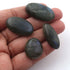 10 Pcs Amazing Labradorite Smooth Cabochon Spectrolite - Assorted Shape Multi Fire Loose Gemstone -34mmx26mm-22mmx9mm LGS062