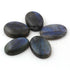 5 Pcs Amazing Labradorite Smooth Cabochon Spectrolite - Oval Shape Multi Fire Loose Gemstone -27mmx18mm LGS042
