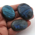 4 Pcs Amazing Labradorite Smooth Cabochon Spectrolite - Oval Shape Multi Fire Loose Gemstone -42mmx32mm LGS052