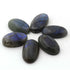 6 Pcs Amazing Labradorite Smooth Cabochon Spectrolite - Oval Shape Multi Fire Loose Gemstone -30mmx17mm LGS051