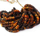 1 Long Strand Brown Tiger Eye Smooth Rondelles - Smooth Rondelle Beads 7mm-9mm 16 Inchs BR410 - Tucson Beads