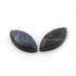 2 Pcs Amazing Labradorite Smooth Cabochon Spectrolite - Marquise Shape Multi Fire Loose Gemstone -34mmx16mm LGS049