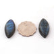 2 Pcs Amazing Labradorite Smooth Cabochon Spectrolite - Marquise Shape Multi Fire Loose Gemstone -34mmx16mm LGS049 - Tucson Beads