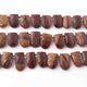 1 Strands Brown Jasper Agate fancy Briolettes - Fancy Shape Briolettes 18mmx11mm 19mmX12mm 10 Inch BR566 - Tucson Beads