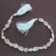 1 Strand Aquamarine Faceted Briolettes - Fancy Shape Beads 9mmx9mm-16mmx8mm 10 inches BR3472 - Tucson Beads