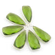 6 Pcs Peridot Faceted Dagger Shape 925 Silver Plated Pendant 31mmx13mm  PC227 - Tucson Beads
