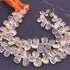 1  Strand Citrine Smooth Briolettes -Pear Shape  Briolettes  8mmx6mm-18mmx11mm 9 Inches BR3694