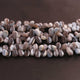 1 Strand Blue Oregon Smooth Briolettes -  Pear Drop Beads 10mmx8mm-15mmx8mm 9 Inches BR496 - Tucson Beads