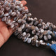 1 Strand Blue Oregon Smooth Briolettes -  Pear Drop Beads 10mmx8mm-15mmx8mm 9 Inches BR496 - Tucson Beads