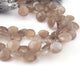 1 Strand Gray Moonstone Faceted Briolettes - Heart Shape Briolettes - 12mmx9mm 8.5 Inches BR4093 - Tucson Beads
