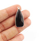 9 Pcs Black Onyx Faceted Dagger Shape 925 Silver Plated Pendant 31mmx13mm  PC232 - Tucson Beads