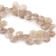 1 Strand Gray Moonstone Faceted Briolettes - Heart Shape Briolettes - 12mmx9mm 8.5 Inches BR4093 - Tucson Beads