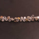 1 Strand Golden Rutile Smooth Pear Drop Briolette 7mmx5mm-9mmx5mm BR481 - Tucson Beads