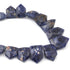 1 Strand Finest Quality Sodalite Faceted Hexagon Shape Briolettes -  20mmx14mm-11mmx9mm 9 Inches BR4092