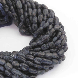 1 Strand Iolite Smooth Oval Shape Briolettes -  Iolite Oval Shape Beads 7mmx5mm-12mmx6mm 13 Inch BR3448 - Tucson Beads