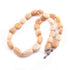 1  Strand Peach MoonStone Opal  Smooth  Necklace  - Oval Shape -16mm-12mm-  16.5 Inches BR3346